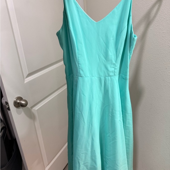Dresses & Skirts - Elegant Tiffany Blue Sleeveless Dress